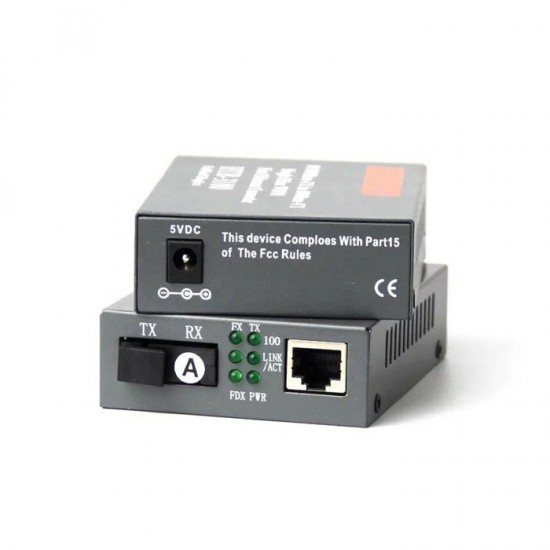 Netlink HTB-3100 A B Fiber Optic Media Converter 100 Mbps Singlemode Single Core Sepasang Netlink HTB-3100 A B Fiber Optic Media Converter 100 Mbps Singlemode Single Core Sepasang