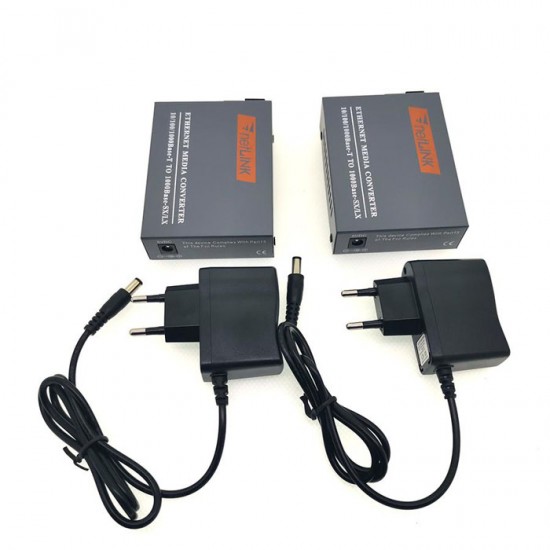 Netlink HTB-GS-03 A B Fiber Optic Media Converter 1000 Mbps Singlemode Single Core Sepasang Netlink HTB-GS-03 A B Fiber Optic Media Converter 1000 Mbps Singlemode Single Core Sepasang