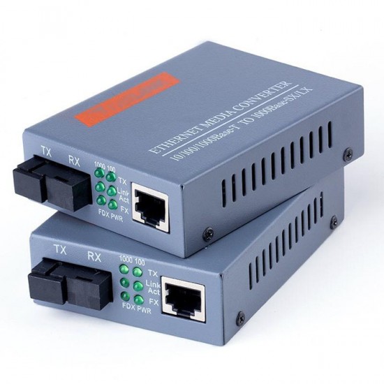 Netlink HTB-GS-03 A B Fiber Optic Media Converter 1000 Mbps Singlemode Single Core Sepasang Netlink HTB-GS-03 A B Fiber Optic Media Converter 1000 Mbps Singlemode Single Core Sepasang