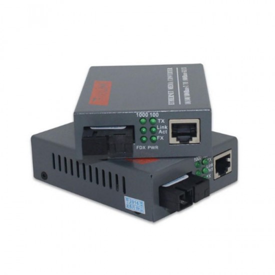 Netlink HTB-GS-03 A B Fiber Optic Media Converter 1000 Mbps Singlemode Single Core Sepasang Netlink HTB-GS-03 A B Fiber Optic Media Converter 1000 Mbps Singlemode Single Core Sepasang