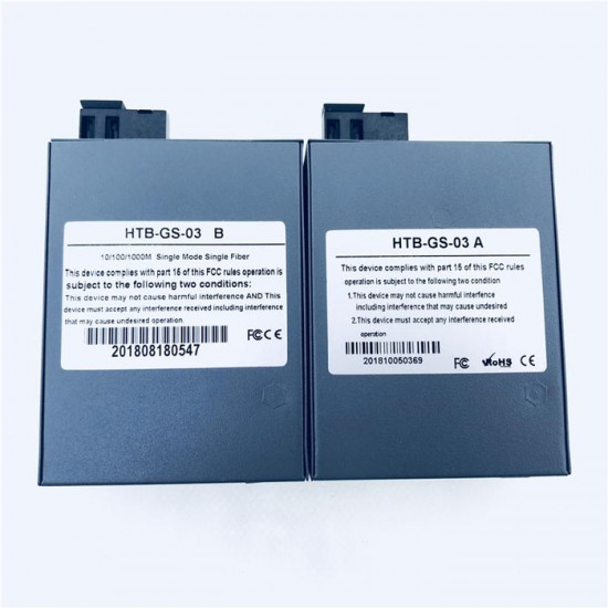 Netlink HTB-GS-03 A B Fiber Optic Media Converter 1000 Mbps Singlemode Single Core Sepasang Netlink HTB-GS-03 A B Fiber Optic Media Converter 1000 Mbps Singlemode Single Core Sepasang