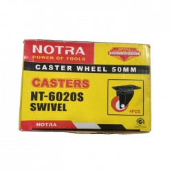 Notra NT-6020S Roda Nilon 2 Inch Hidup 4 Pcs Caster Wheel Swivel 50mm