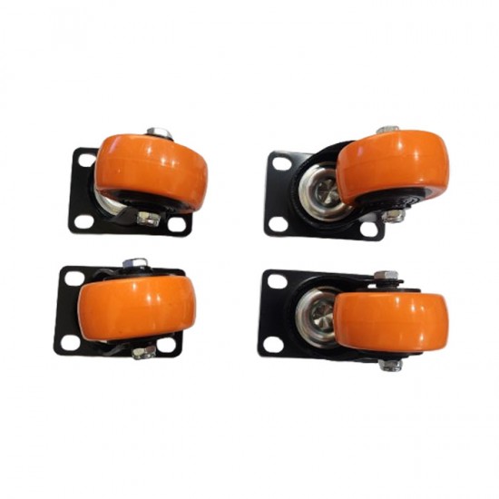 Notra NT-6020S Roda Nilon 2 Inch Hidup 4 Pcs Caster Wheel Swivel 50mm