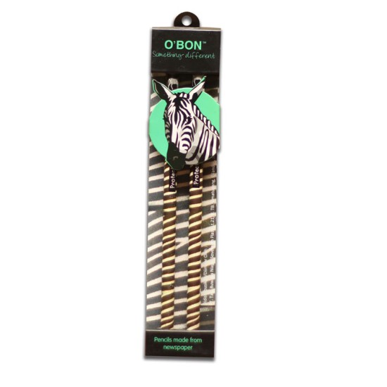 O'BON Wildlife Series Twin Pack Pensil 2B isi 2pcs O'BON Wildlife Series Twin Pack Pensil 2B isi 2pcs