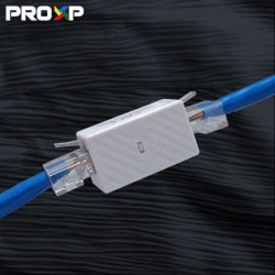 PROXP Barel Connector RJ45 1 to 1 Cat6 Inline Coupler PROXP Barel Connector RJ45 1 to 1 Cat6 Inline Coupler
