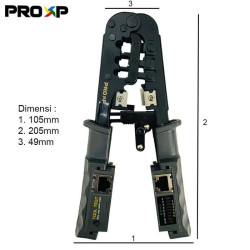 PROXP CTL3-08T Crimping Tools With Cable Tester Stripper