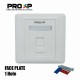 PROXP FP101 Face Plate Panel 1 Hole PROXP FP101 Face Plate Panel 1 Hole