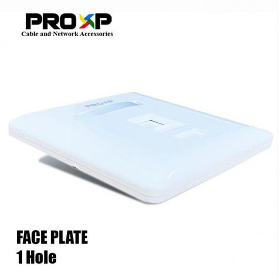 PROXP FP101 Face Plate Panel 1 Hole PROXP FP101 Face Plate Panel 1 Hole