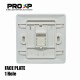 PROXP FP101 Face Plate Panel 1 Hole PROXP FP101 Face Plate Panel 1 Hole