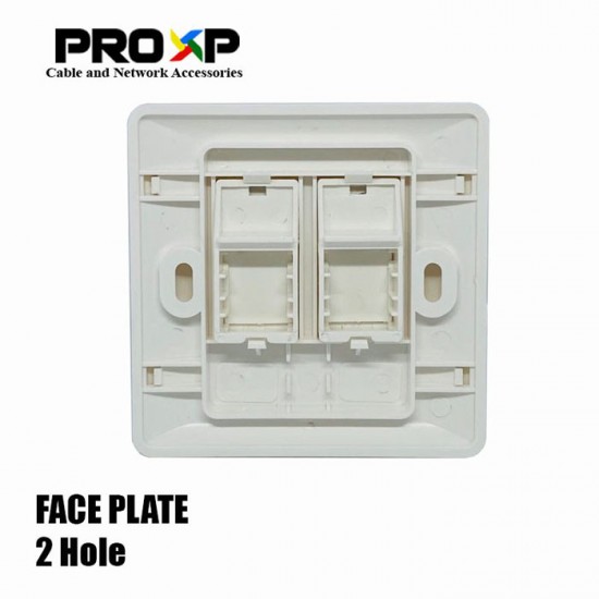 PROXP FP201 Face Plate Panel 2 Hole PROXP FP201 Face Plate Panel 2 Hole