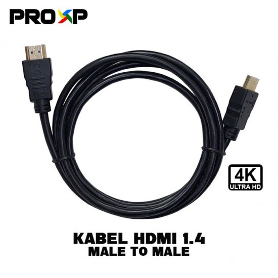 ProXP Kabel HDMI 1.4 Male to Male 4K 1080P Resolution 30Hz ProXP Kabel HDMI 1.4 Male to Male 4K 1080P Resolution 30Hz