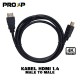 ProXP Kabel HDMI 1.4 Male to Male 4K 1080P Resolution 30Hz ProXP Kabel HDMI 1.4 Male to Male 4K 1080P Resolution 30Hz