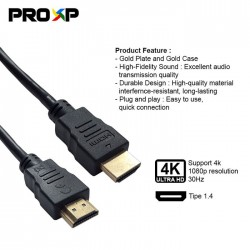 ProXP Kabel HDMI 1.4 Male to Male 4K 1080P Resolution 30Hz