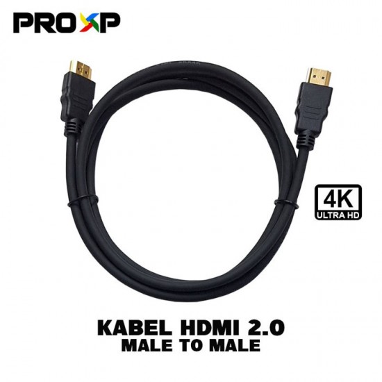 ProXP Kabel HDMI 2.0 Male to Male 4K 1080P Resolution 60Hz ProXP Kabel HDMI 2.0 Male to Male 4K 1080P Resolution 60Hz