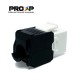 PROXP Modular Jack RJ45 Cat 5e Tolless Keystone Black PROXP Modular Jack RJ45 Cat 5e Tolless Keystone Black