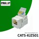 PROXP Modular Jack RJ45 Cat 5e Tolless Keystone White PROXP Modular Jack RJ45 Cat 5e Tolless Keystone White