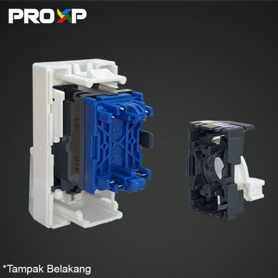 PROXP Modular Jack RJ45 Cat 6 Tolless Keystone Spin Unshield PROXP Modular Jack RJ45 Cat 6 Tolless Keystone Spin Unshield