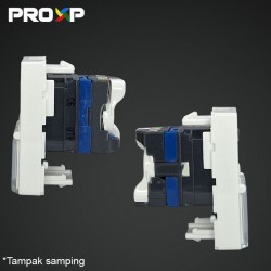 PROXP Modular Jack RJ45 Cat 6 Tolless Keystone Spin Unshield 