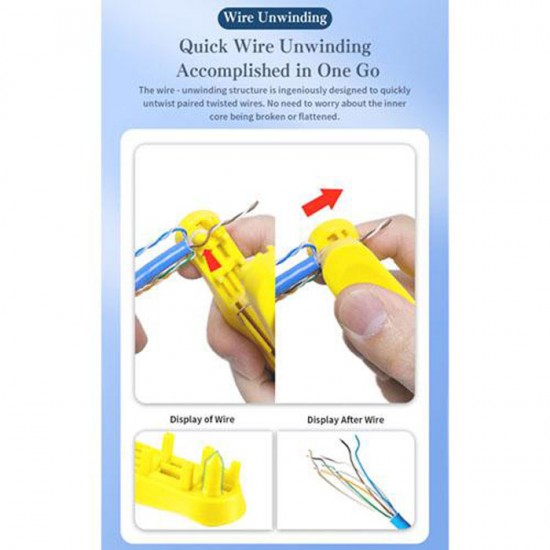PROXP Straight 1 Multifunctional Network Cable Stripper Alat Pengupas Kabel LAN PROXP Straight 1 Multifunctional Network Cable Stripper Alat Pengupas Kabel LAN