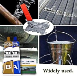 Lem Glue Epoxy AB Penambal Besi Radiator Anti Bocor 