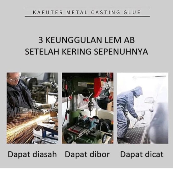 Lem Glue Epoxy AB Penambal Besi Radiator Anti Bocor Lem Glue Epoxy AB Penambal Besi Radiator Anti Bocor