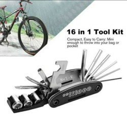 Toolkit Kunci L Sepeda set 16 in 1 Kunci Shock Sepeda