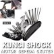 Toolkit Kunci L Sepeda set 16 in 1 Kunci Shock Sepeda Toolkit Kunci L Sepeda set 16 in 1 Kunci Shock Sepeda