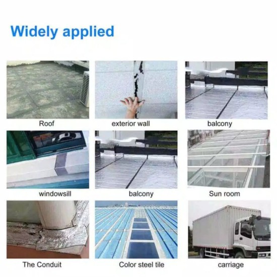 Lakban Aluminium Butyl 5cm x 5m Waterproof Tape Lakban Aluminium Butyl 5cm x 5m Waterproof Tape