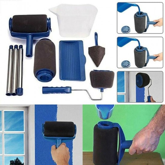 Paint Roller Kuas Perlengkapan Set Cat Tembok Rumah Paint Roller Kuas Perlengkapan Set Cat Tembok Rumah