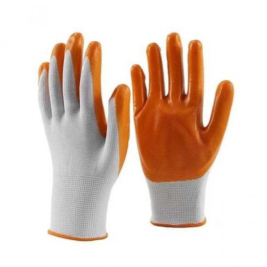 Sarung Tangan Nilon Lapis PVC Safety Glove Nylon