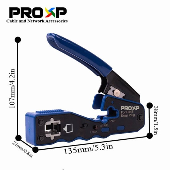 PROXP CTZS1-02 Crimping Tools RJ45 UTP Cat5e Cat6 PROXP CTZS1-02 Crimping Tools RJ45 UTP Cat5e Cat6