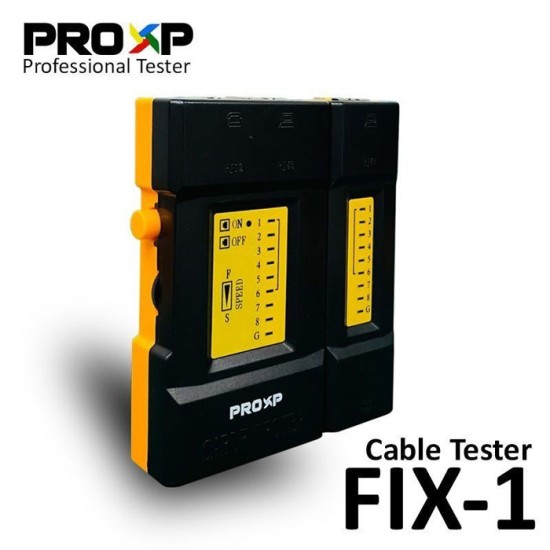 PROXP FIX-1 Kabel Cable Tester LAN RJ45 RJ11 RJ12 PROXP FIX-1 Kabel Cable Tester LAN RJ45 RJ11 RJ12