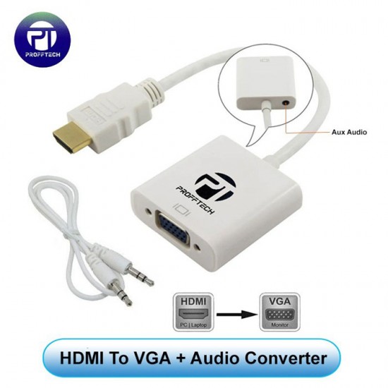 Profftech Converter HDMI To VGA Audio HDTV Profftech Converter HDMI To VGA Audio HDTV