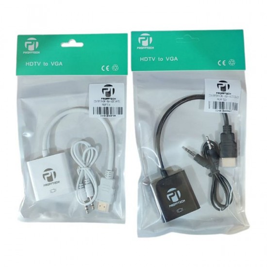 Profftech Converter HDMI To VGA Audio HDTV Profftech Converter HDMI To VGA Audio HDTV