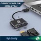 Profftech Converter VGA TO HDMI VGA Adapter with Audio 2 in 1 Profftech Converter VGA TO HDMI VGA Adapter with Audio 2 in 1