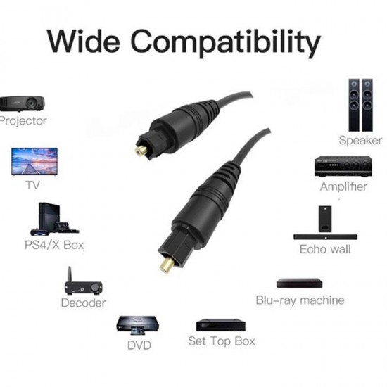 Profftech Kabel Audio Optic Digital Toslink 1.5 Meter Profftech Kabel Audio Optic Digital Toslink 1.5 Meter