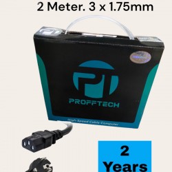 Profftech Kabel Power CPU 2 Meter 3x1.75 mm Profftech Kabel Power CPU 2 Meter 3x1.75 mm
