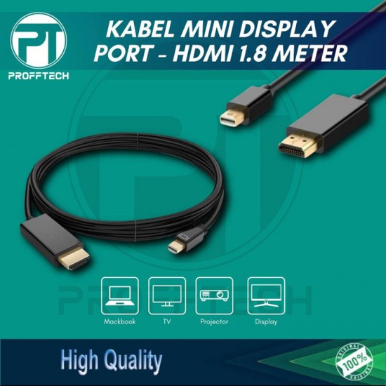 Profftech Kabel Mini Display Port to HDMI 1.8 Meter