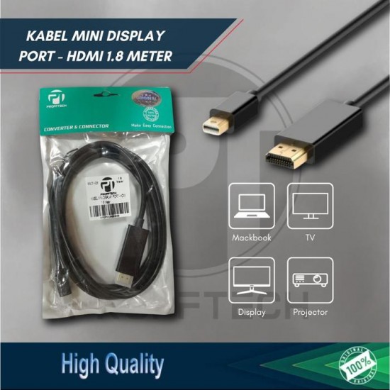 Profftech Kabel Mini Display Port to HDMI 1.8 Meter