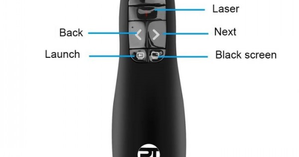 Profftech P400 Remote Wireless Presenter Cordless Laser Pointer