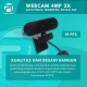 Profftech Webcam 4MP 2K Kamera Desktop Auto Focus Mikrofon Rotasi 360 Derajat Profftech Webcam 4MP 2K Kamera Desktop Auto Focus Mikrofon Rotasi 360 Derajat