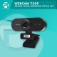 Profftech Webcam 720P Kamera Desktop Manual Focus Mikrofon Rotasi 360 Derajat Profftech Webcam 720P Kamera Desktop Manual Focus Mikrofon Rotasi 360 Derajat
