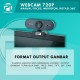 Profftech Webcam 720P Kamera Desktop Manual Focus Mikrofon Rotasi 360 Derajat Profftech Webcam 720P Kamera Desktop Manual Focus Mikrofon Rotasi 360 Derajat