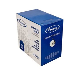 Projeane Network Cable FTP Cat5e Kabel LAN CCA Outdoor