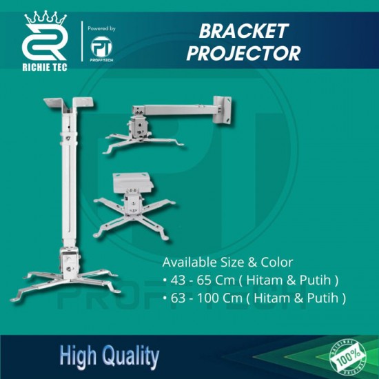 Richie Tec Bracket Proyektor Wallmounted Ceiling Projector Richie Tec Bracket Proyektor Wallmounted Ceiling Projector