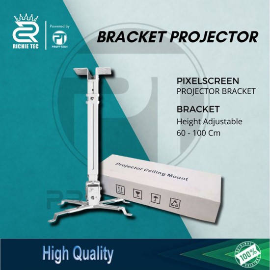 Richie Tec Bracket Proyektor Wallmounted Ceiling Projector Richie Tec Bracket Proyektor Wallmounted Ceiling Projector