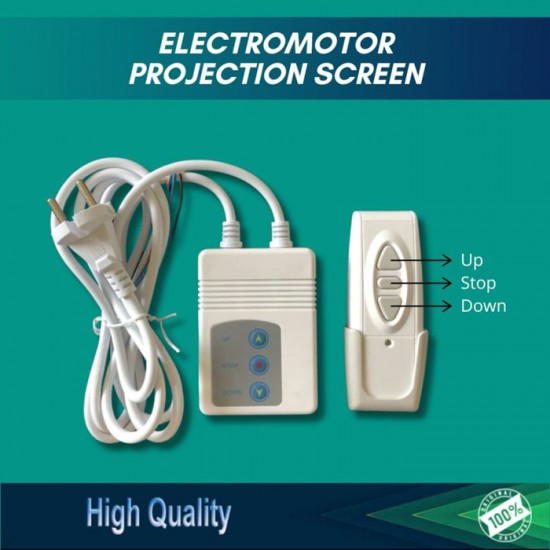 Remote Layar Proyektor Receiver Screen Projector Set Remote Layar Proyektor Receiver Screen Projector Set