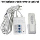 Remote Layar Proyektor Receiver Screen Projector Set Remote Layar Proyektor Receiver Screen Projector Set
