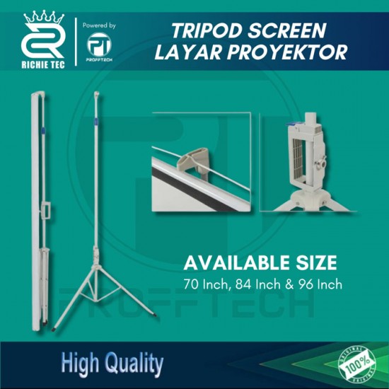 Richie Tec Tripod Screen Projector Layar Proyektor Richie Tec Tripod Screen Projector Layar Proyektor
