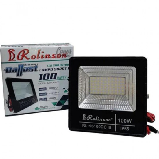 Rolinson Ballast Lampu Sorot DC Jepit Aki 50 100 150 Watt